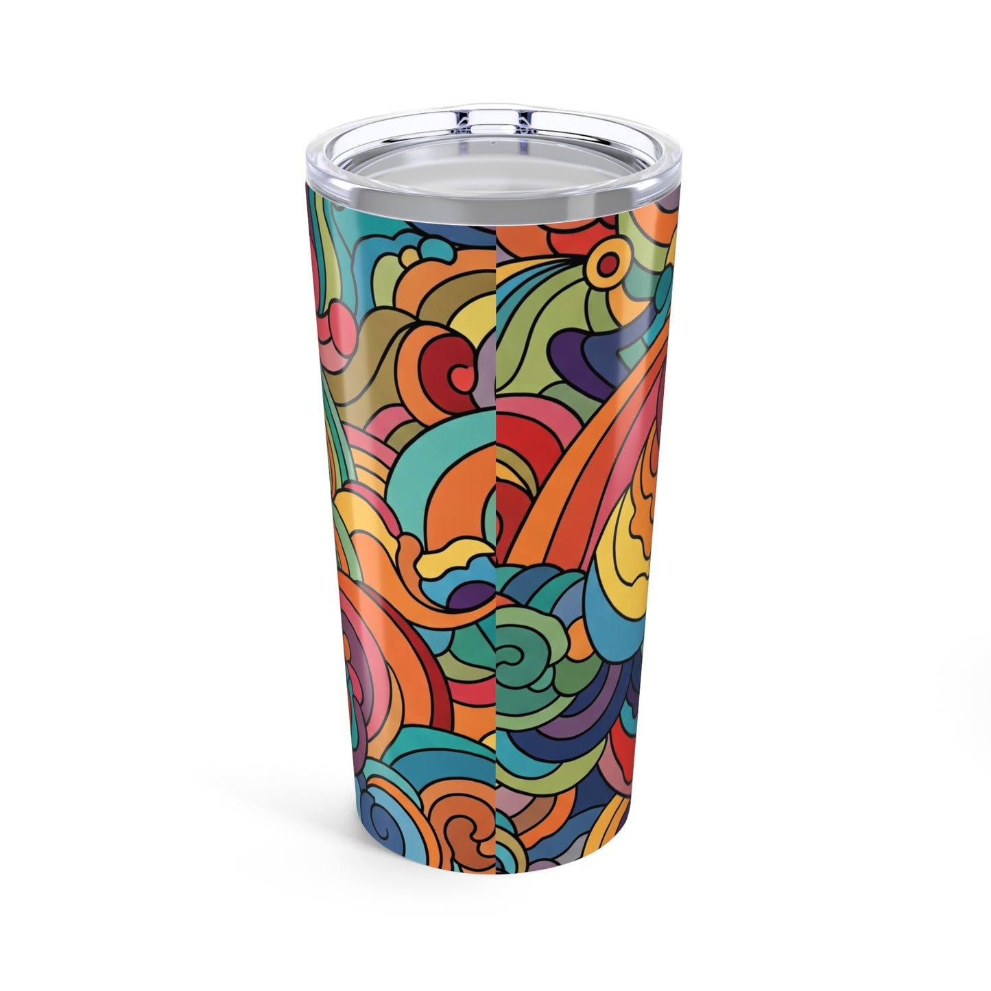 20oz Stainless Steel Tumbler With Double Wall Vacuum Insulation Travel Mug Spill Resistant For Hot And Cold Drinks