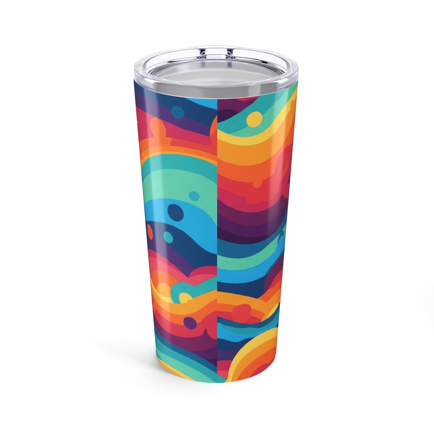 20oz Stainless Steel Tumbler With Double Wall Vacuum Insulation Spill Resistant Travel Mug Printed Designs Daily