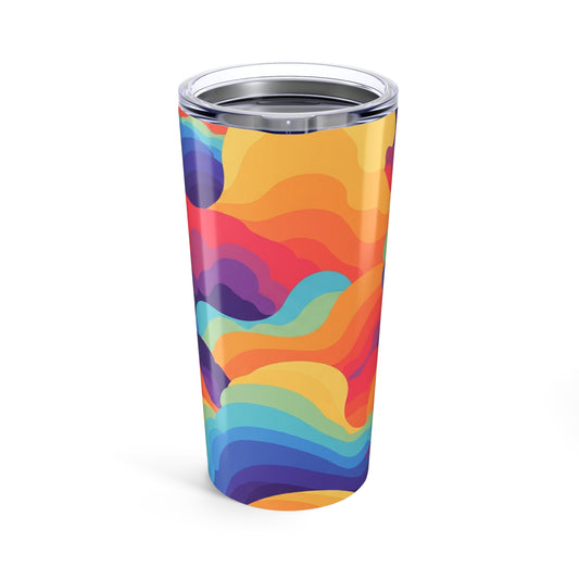 20oz Stainless Steel Tumbler With Double Wall Vacuum Insulation Spill Resistant Cup For Hot And Cold Beverages