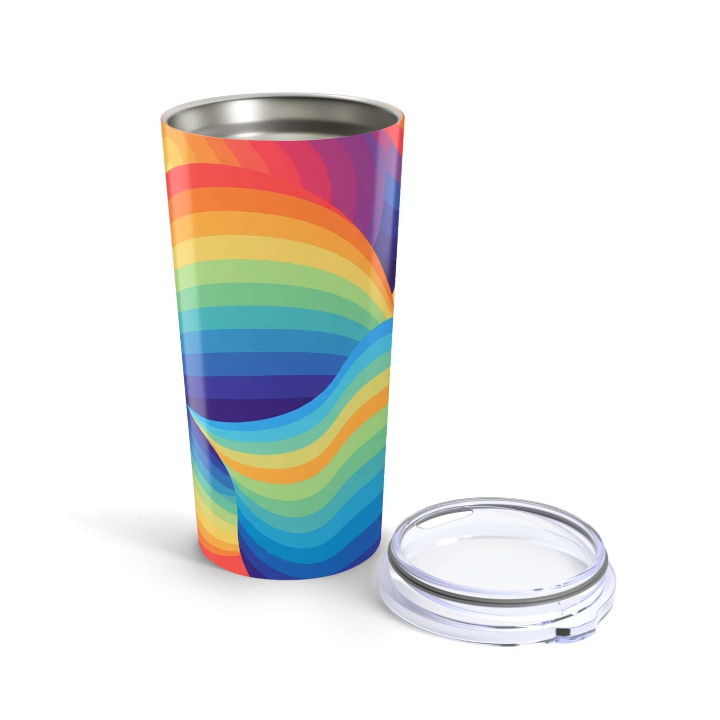 20oz Stainless Steel Tumbler With Double Wall Insulation Leak Proof Spill Resistant For Hot Or Cold Beverages