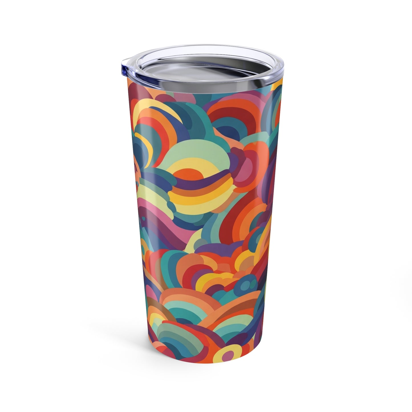 20oz Stainless Steel Travel Mug Double Wall Vacuum Insulation Spill Resistant Durable Printed For Hot And Cold