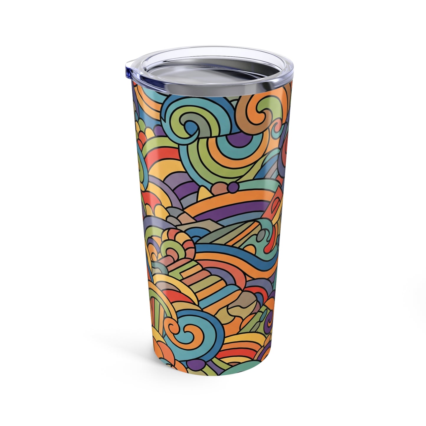20Oz Stainless Steel Tumbler With Double Wall Vacuum Insulation Spill Resistant Travel Mug With Lid For Hot Or