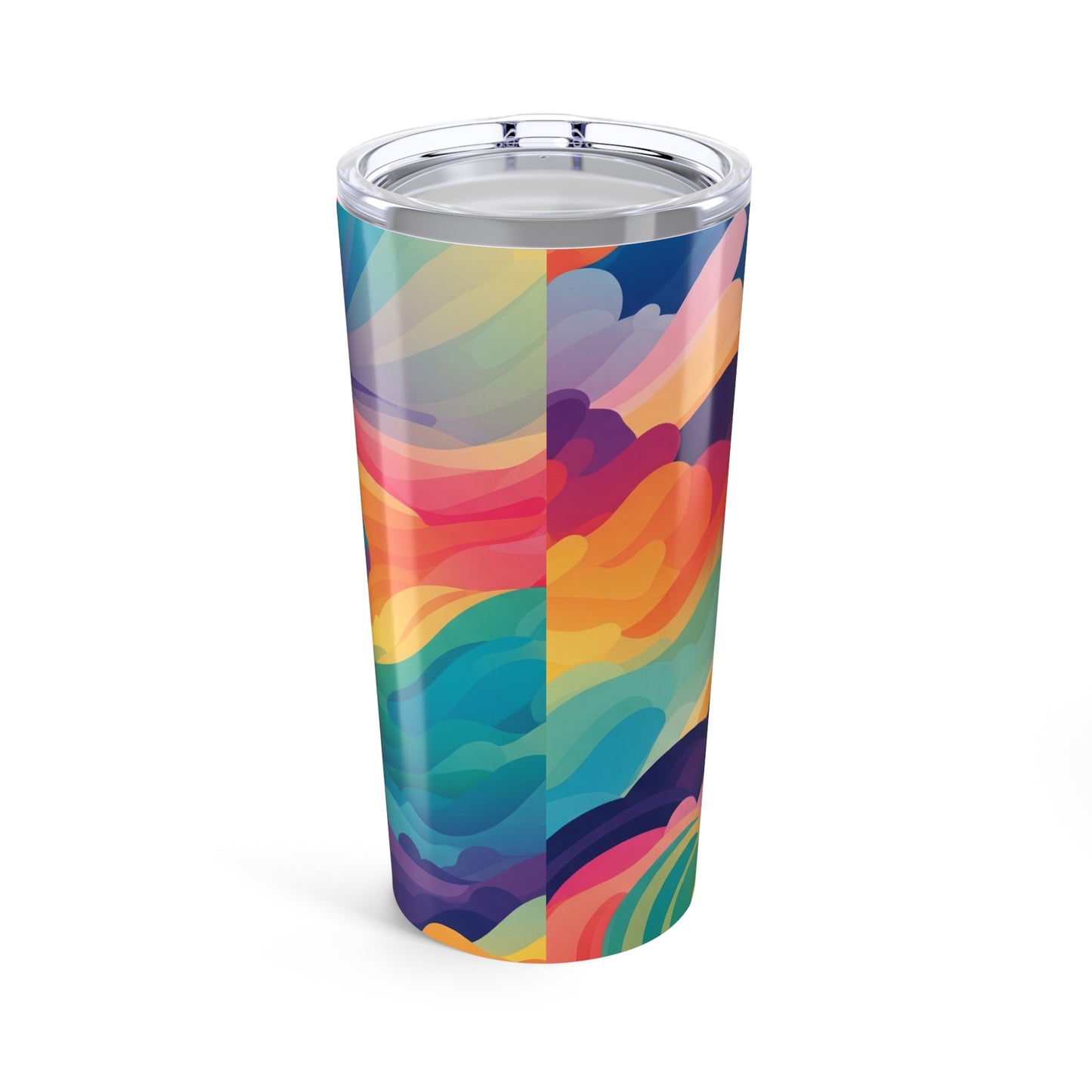 Twenty Ounce Stainless Steel Tumbler With Double Wall Vacuum Insulation Leak Proof For Hot And Cold Beverages