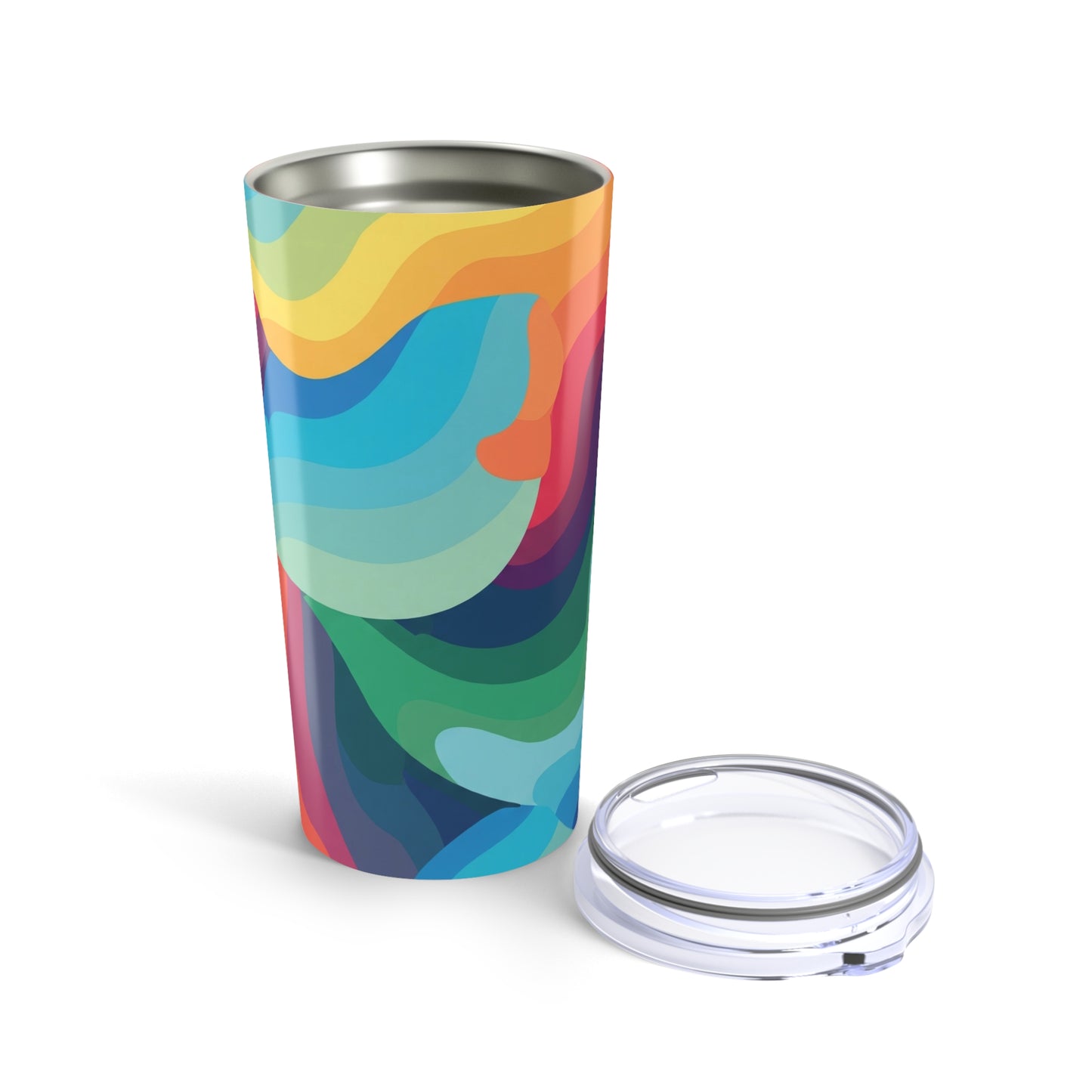 20oz Stainless Tumbler Double Wall Vacuum Insulation Spill Resistant Travel Mug Keeps Drinks Hot Or Cold
