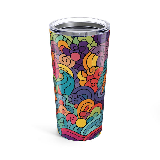 20oz Stainless Steel Tumbler Vacuum Insulation Spill Resistant BPA Free Design Travel Mug For Hot And Cold Drinks