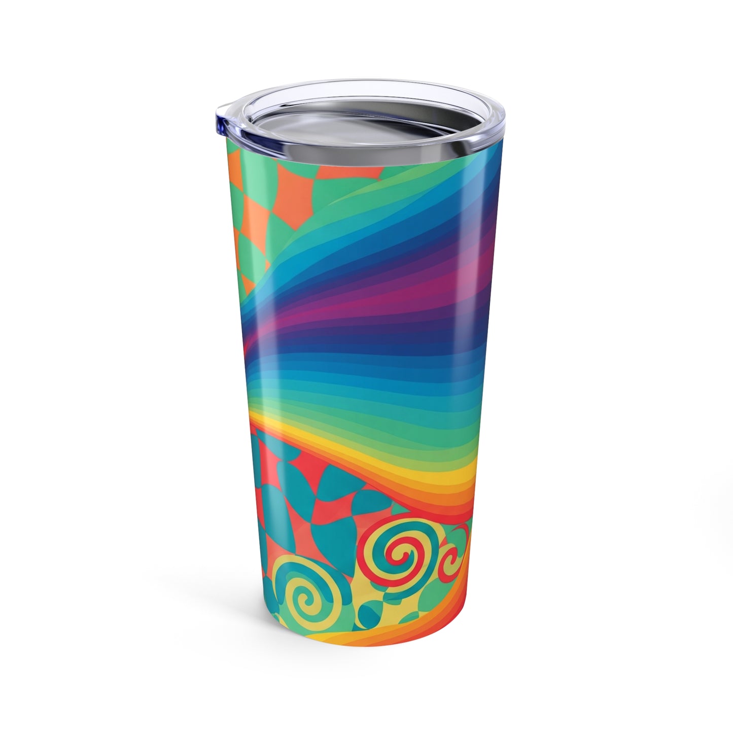 20oz Stainless Steel Tumbler With Double Wall Vacuum Insulation For Hot Or Cold Beverages And Spill Resistant Lid
