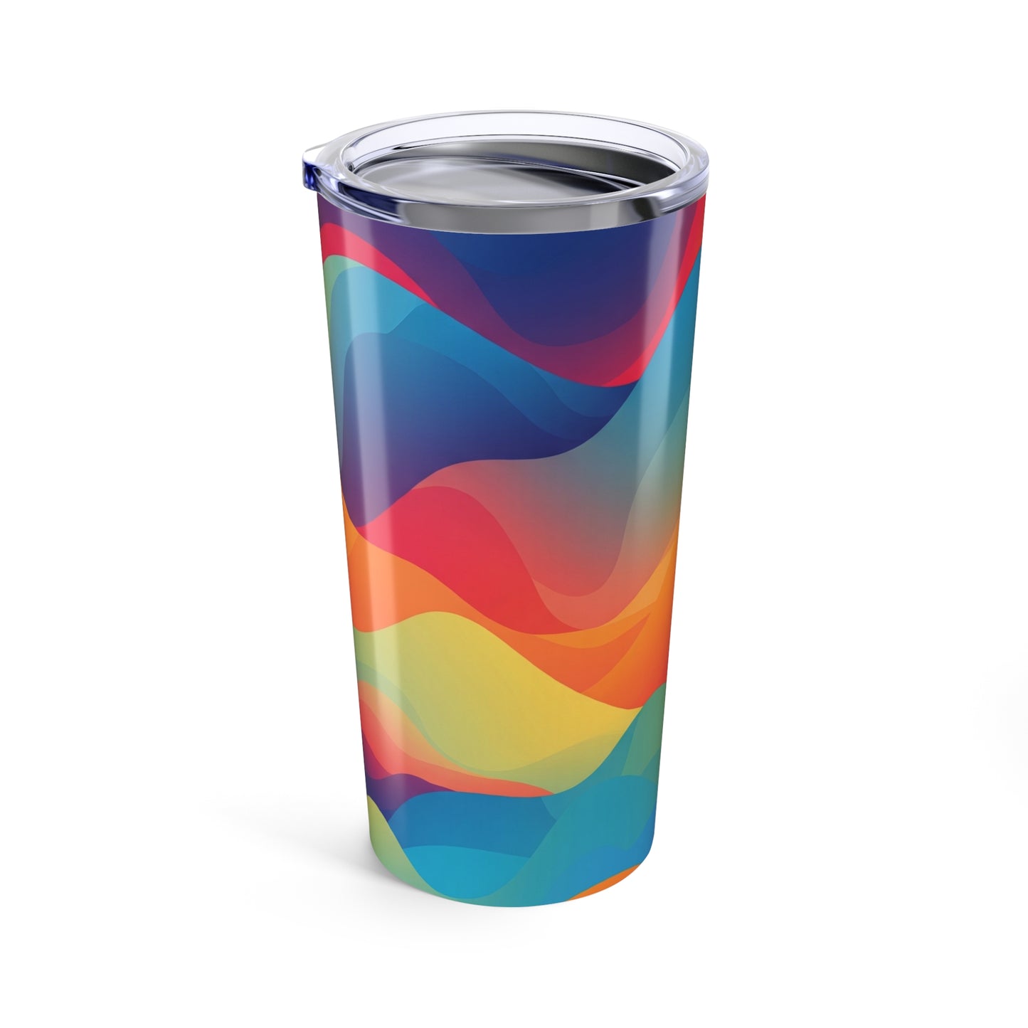 20oz Stainless Steel Travel Mug With Printed Design Double Wall Insulation Spill Resistant Dishwasher Safe Coffee