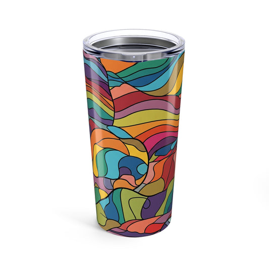 20 Oz Steel Travel Mug With Double Wall Vacuum Insulation Spill Resistant Leak Proof Lid Durable For Hot Or Cold