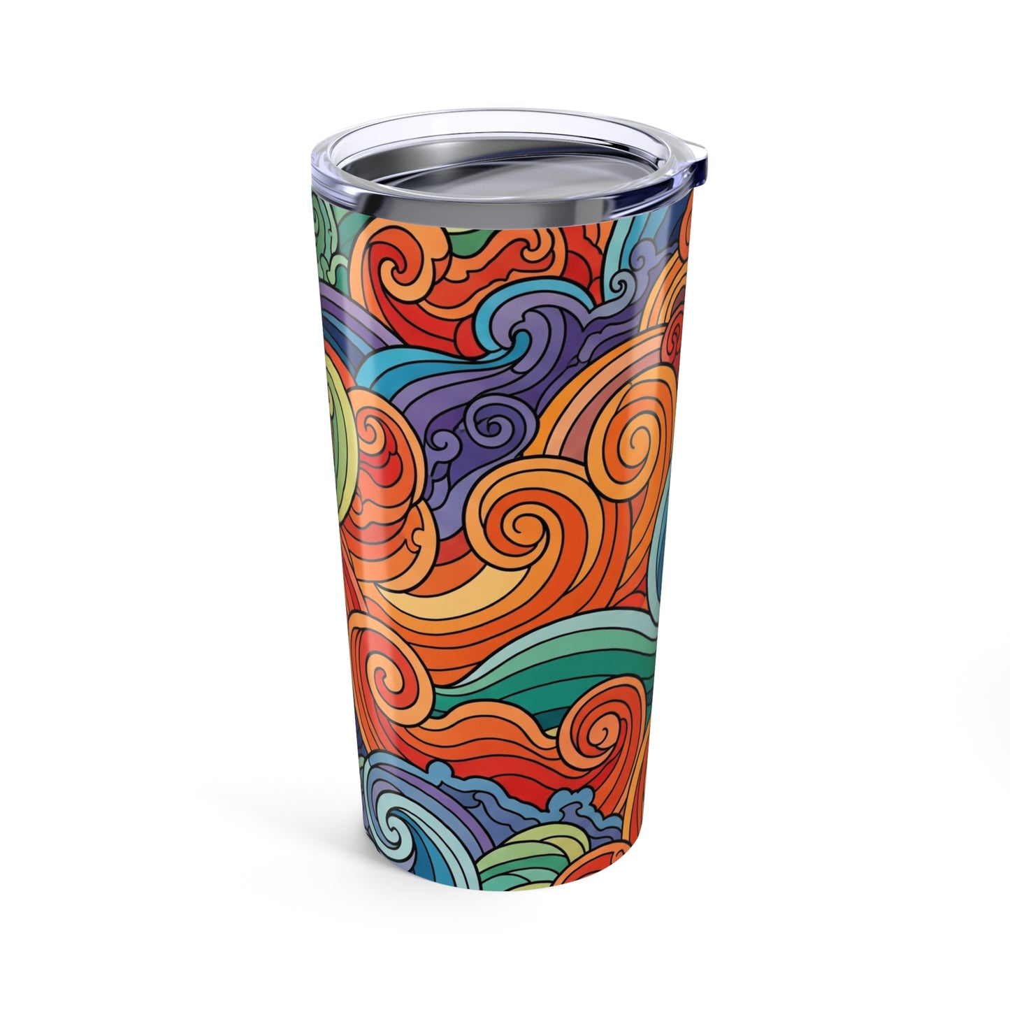 20Oz Stainless Steel Travel Tumbler With Double Wall Vacuum Insulation Spill Resistant Keeps Drinks Hot Or Cold