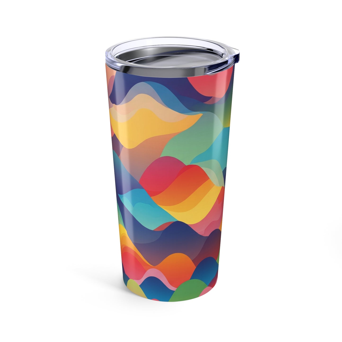 20oz Stainless Steel Tumbler Double Wall Vacuum Insulated Travel Mug Printed Design Leak Proof Coffee Cup With Lid