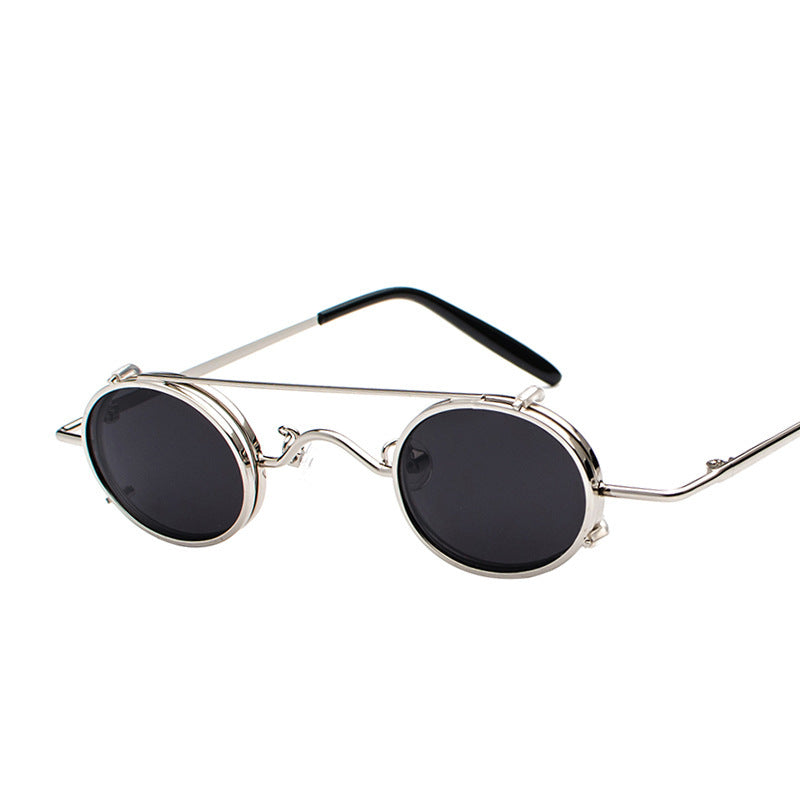 Vintage Sunglasses with Metal Frame Lightweight Removable Design 99 Percent Visible Light Perspective UV400 UV
