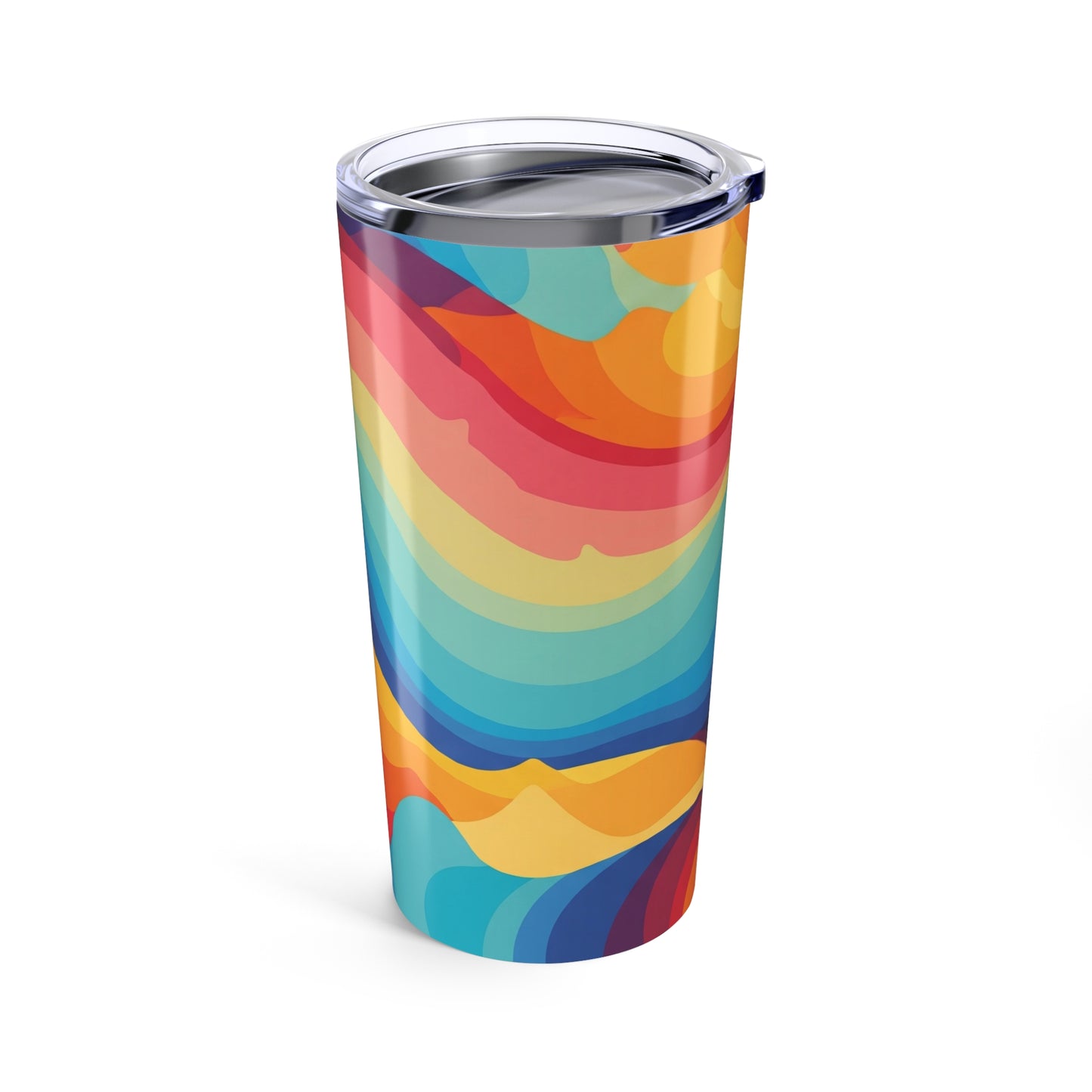 20oz Stainless Steel Tumbler With Double Wall Vacuum Insulation Leak Proof Lid Printed Hot Cold Travel Mug
