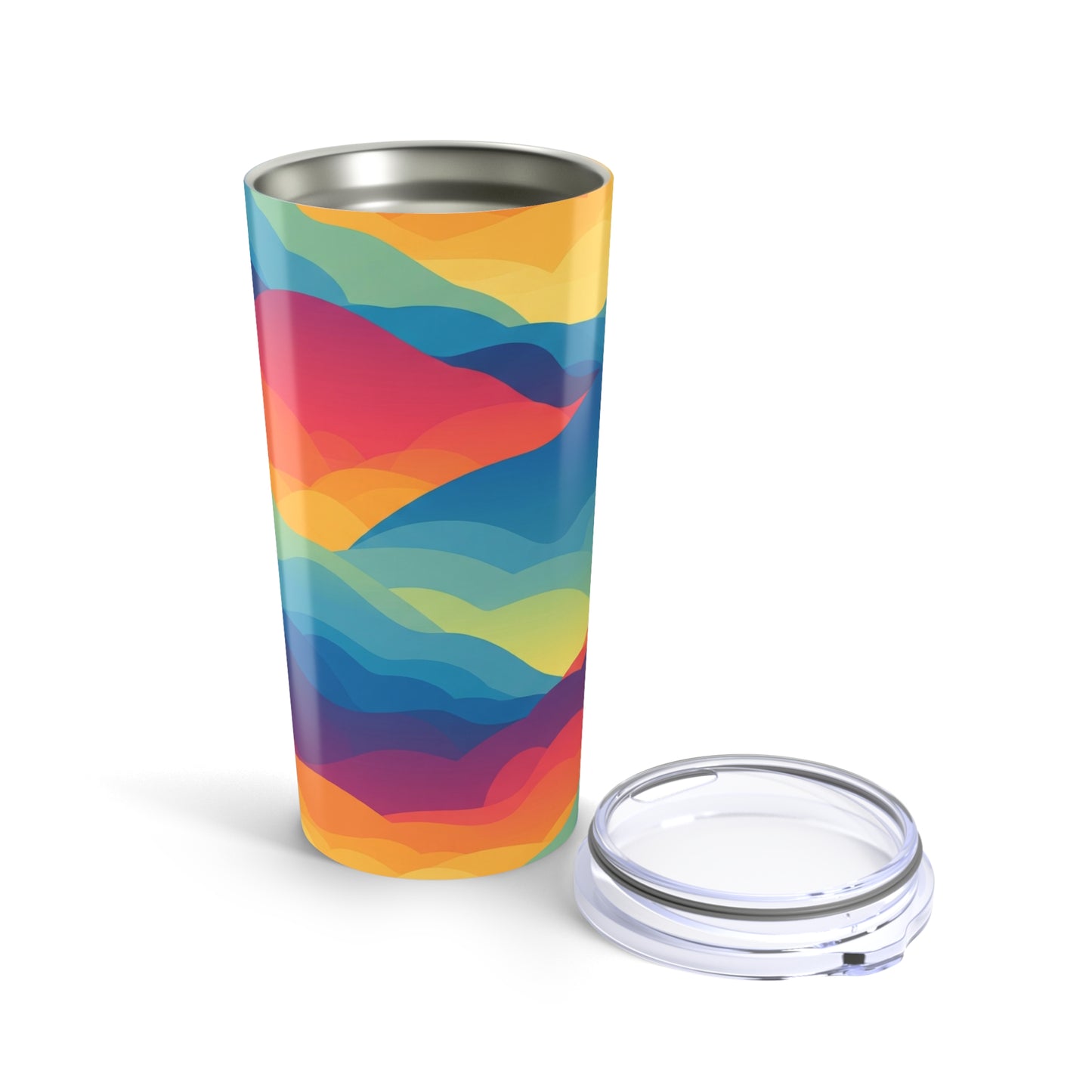 20oz Stainless Steel Cup With Double Wall Vacuum Insulation Leak Proof Printed For Hot And Cold Drinks Dishwasher