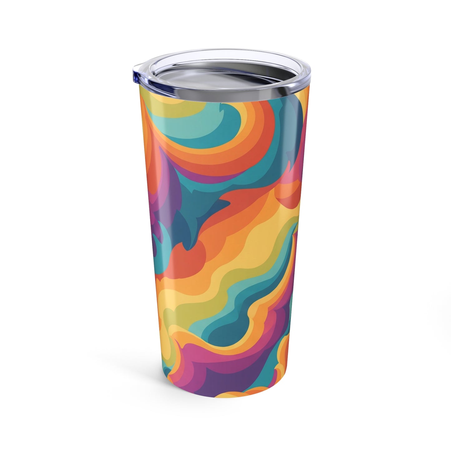 20oz Stainless Steel Tumbler With Double Wall Vacuum Insulation For Hot Or Cold Beverages Spill Resistant Travel