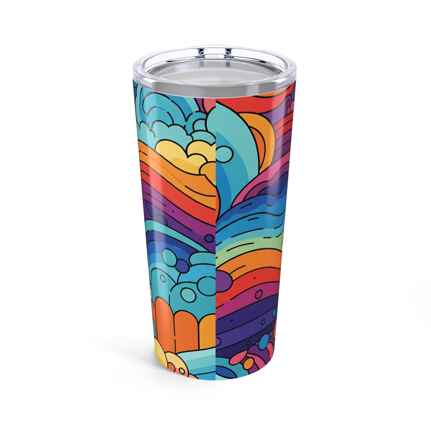 20oz Stainless Steel Tumbler With Double Wall Vacuum Insulation Leak Proof Drink Container BPA Free Dishwasher Safe