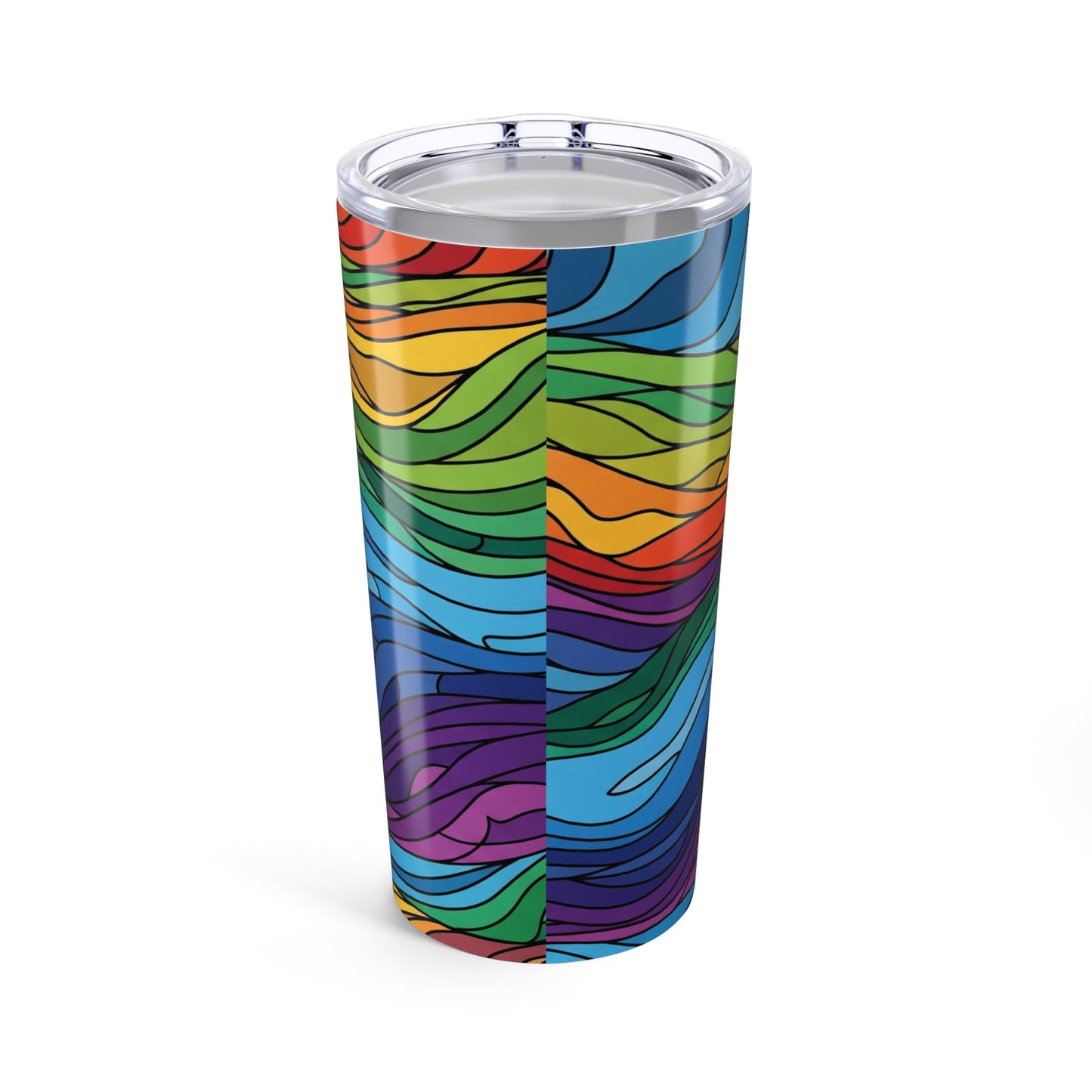 20oz Stainless Steel Tumbler With Double Wall Vacuum Insulation For Hot Or Cold Beverages Durable Travel Mug