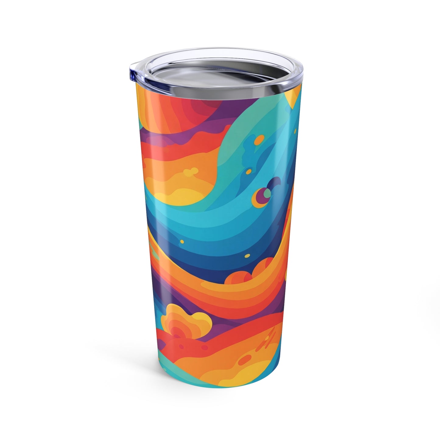 20oz Stainless Steel Tumbler With Double Wall Vacuum Insulation Travel Mug Spill Resistant For Hot Or Cold Drinks