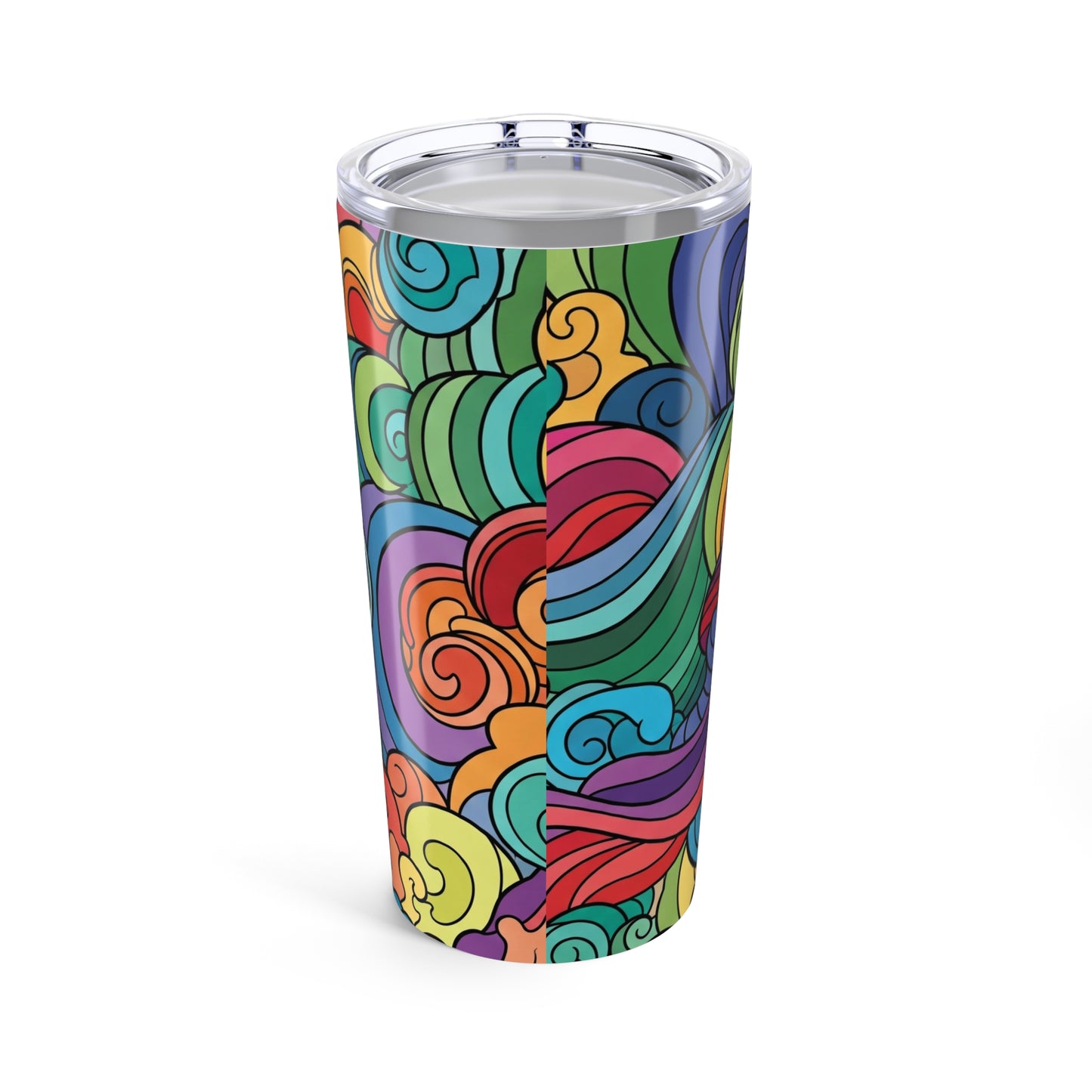 20oz Stainless Steel Tumbler With Double Wall Vacuum Insulation Spill Resistant For Hot Or Cold Drinks With Lid