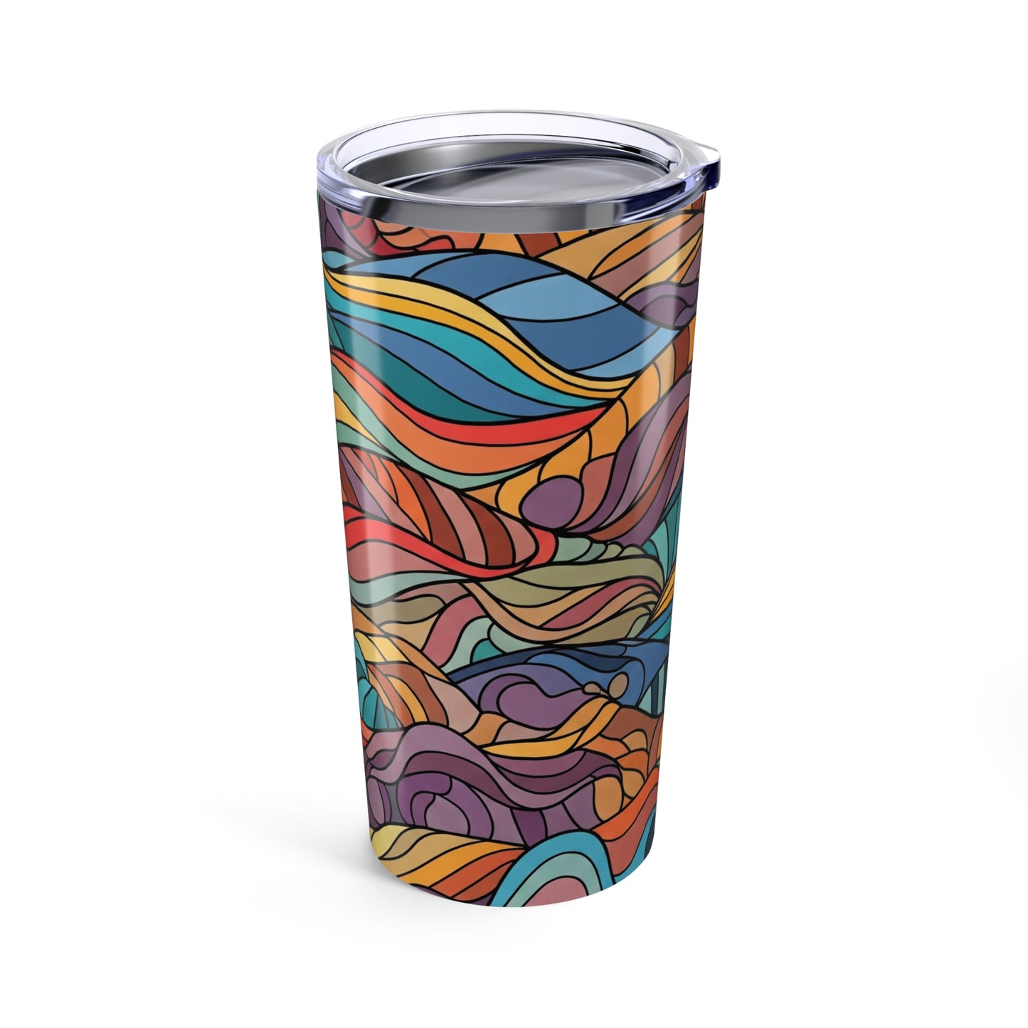 20 Oz Double Wall Insulated Stainless Steel Tumbler Keeps Hot Or Cold Beverages Dishwasher Safe Travel Kitchen Gift