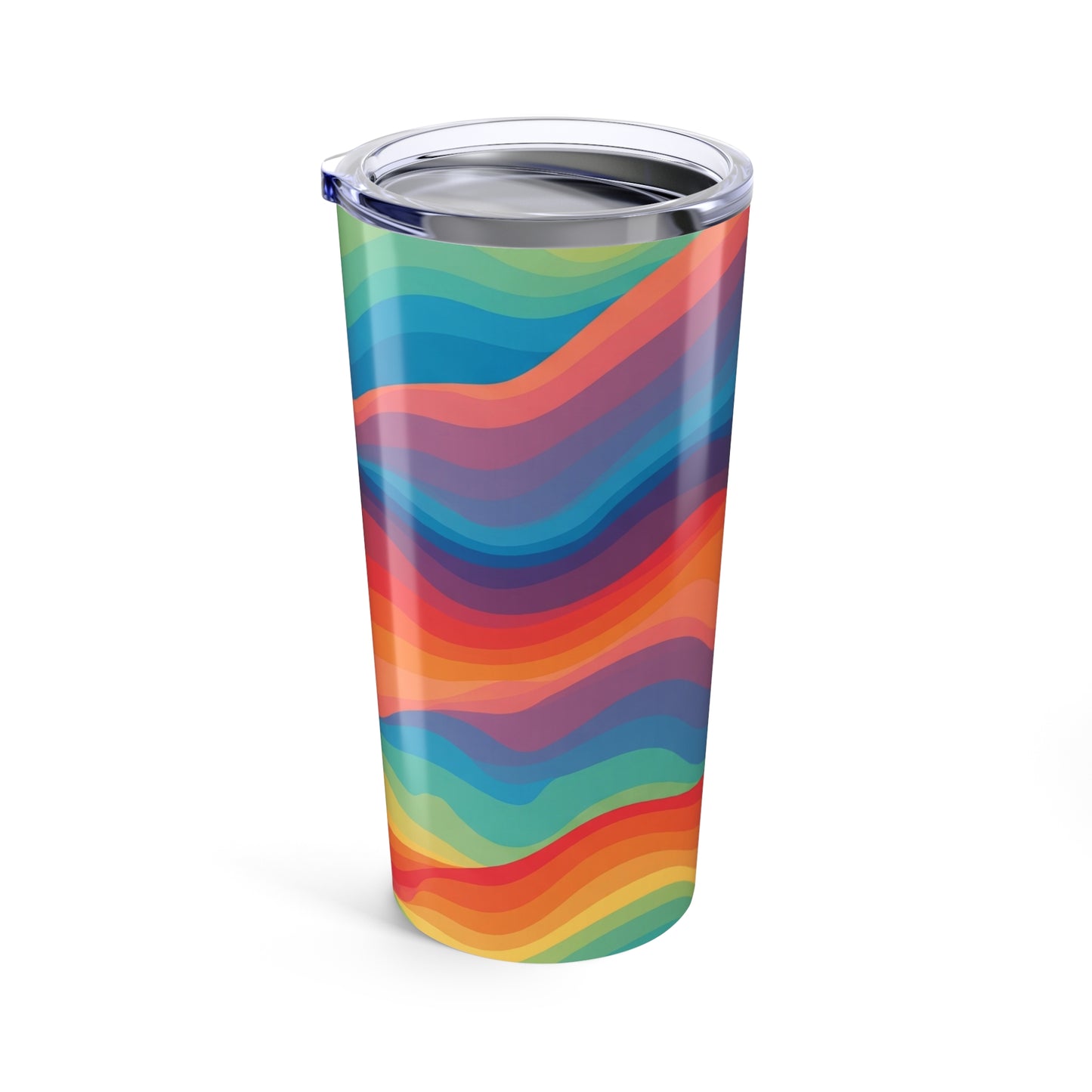 20oz Stainless Steel Printed Tumbler With Double Wall Vacuum Insulation Travel Mug Spill Resistant Thermal Cup