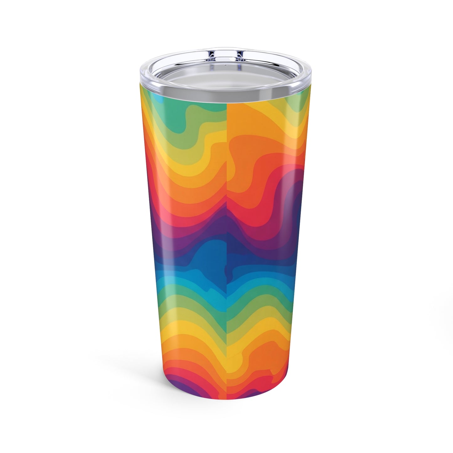 20 Oz Durable Metal Coffee Cup With Double Wall Insulation Keeps Drinks Hot Or Cold Printed Art Finish Dishwasher