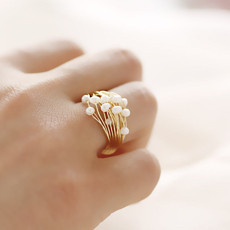 Freshwater Pearl Ring Elegant Design for Everyday Wear and Special Occasions Simple Natural Pearl Jewelry Pure