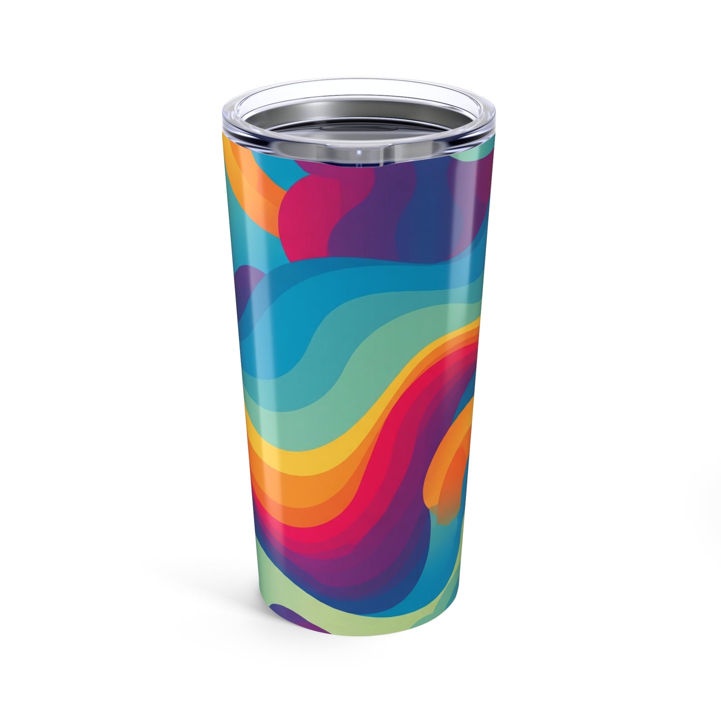 20 Ounce Stainless Steel Tumbler With Double Wall Vacuum Insulation Spill Resistant Printed Cup For Hot Or Cold