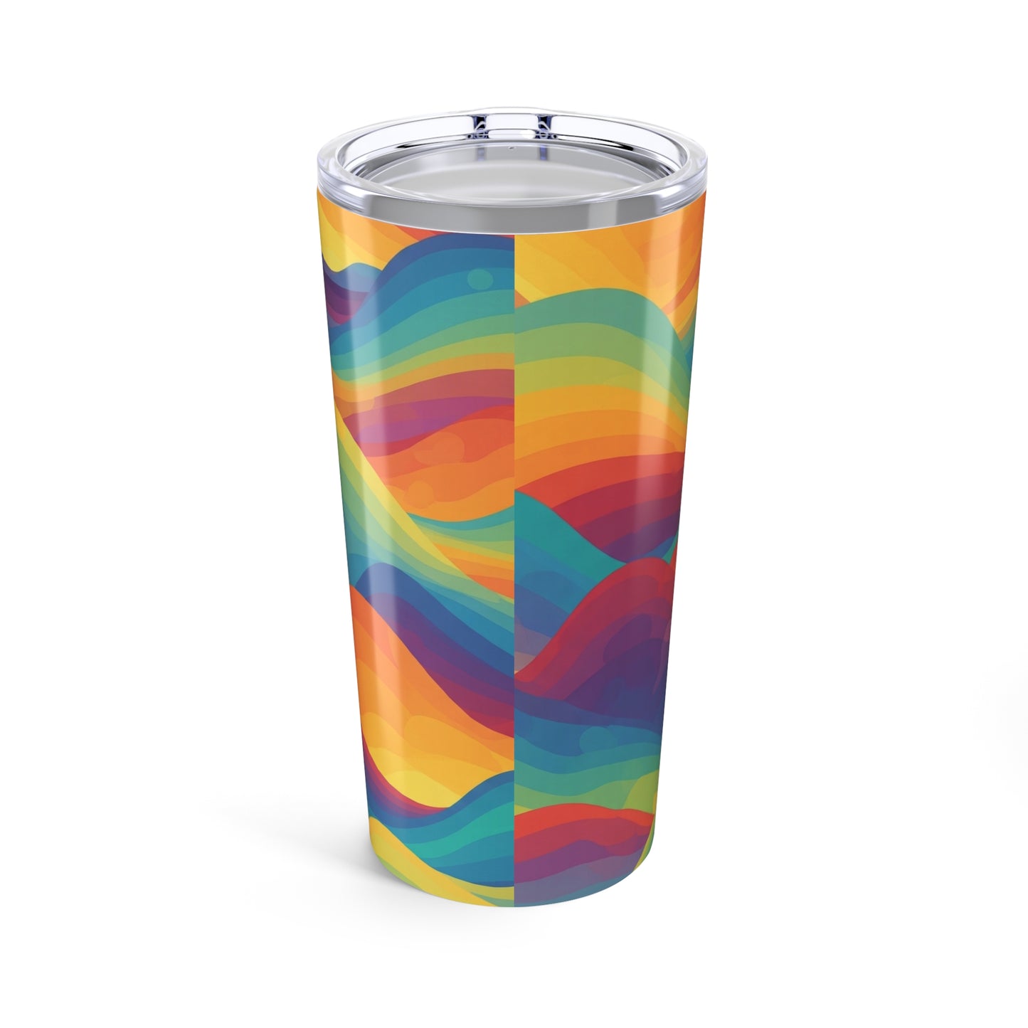20 Oz Stainless Steel Printed Travel Mug With Double Wall Vacuum Insulation Spill Resistant Lid Dishwasher Safe