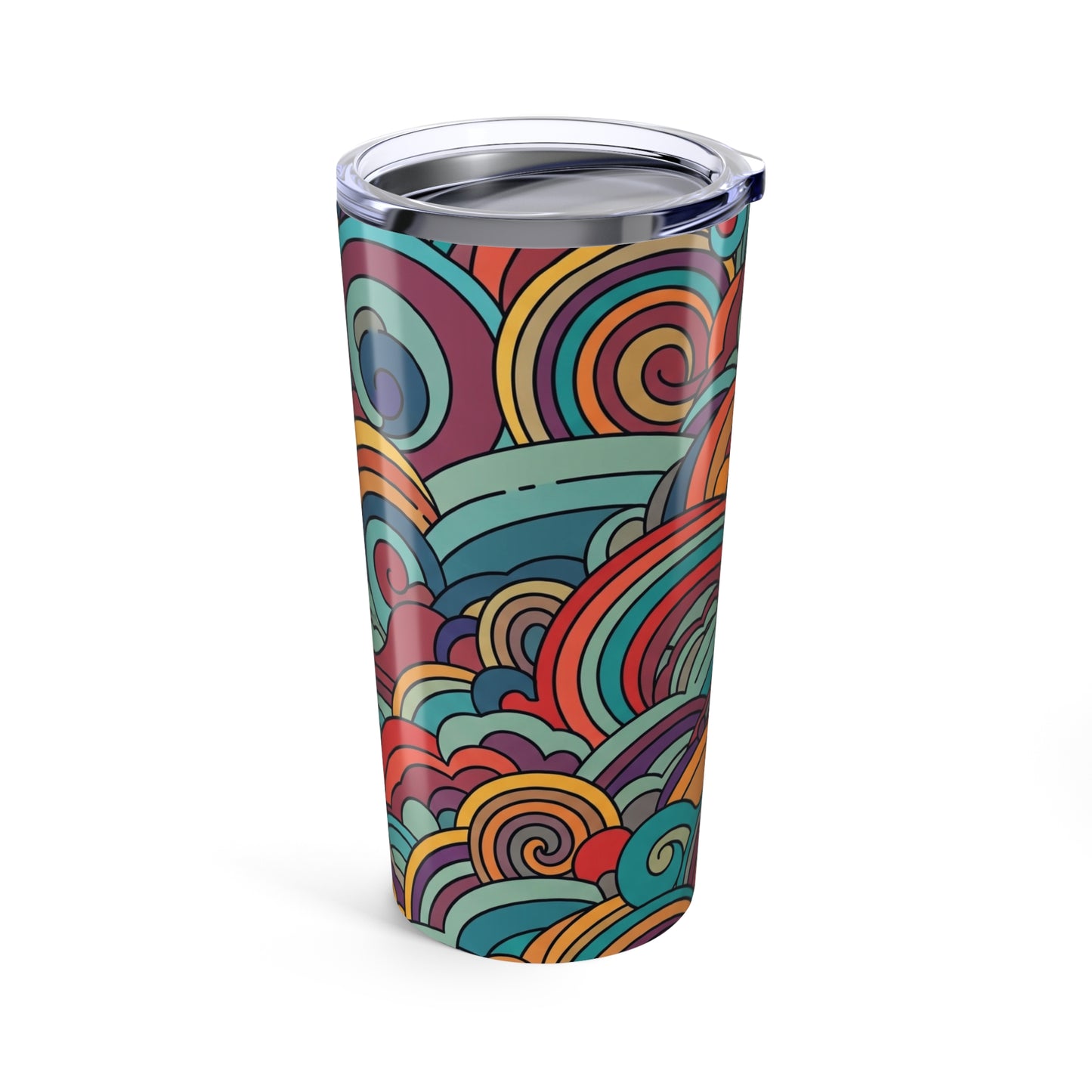 20oz Stainless Steel Tumbler Double Wall Vacuum Insulated Spill Resistant Durable Coffee Travel Mug With Printed