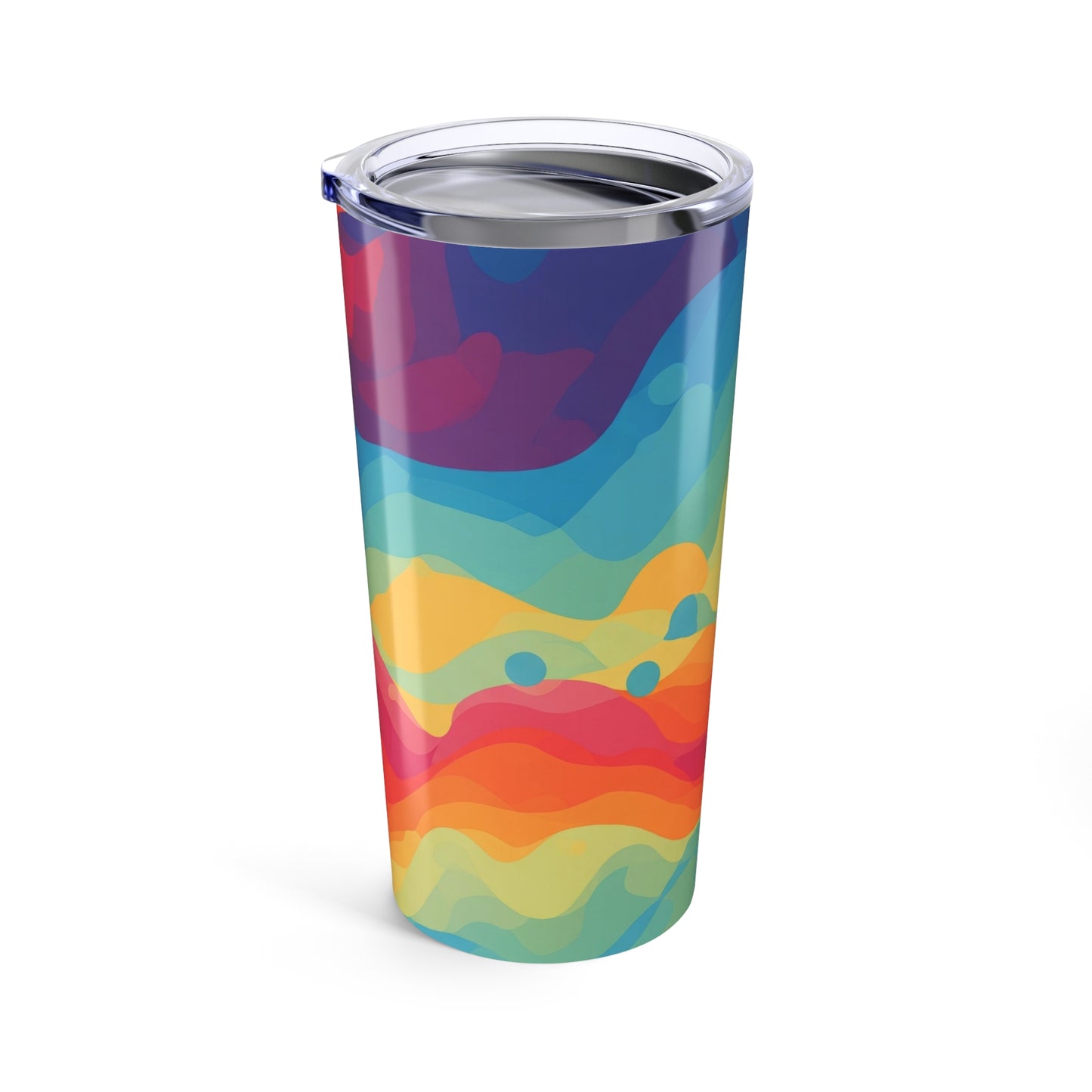 20oz Stainless Steel Travel Mug With Printed Design Double Wall Vacuum Insulated Spill Resistant Keeps Hot Or Cold