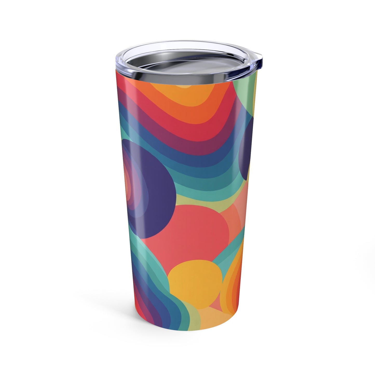 20oz Stainless Steel Travel Mug Printed Design Double Wall Vacuum Insulation Leak Proof Lid Included Dishwasher