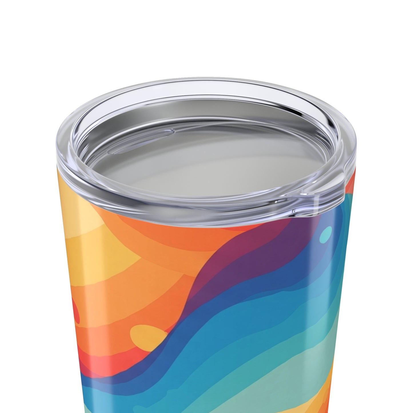 20oz Stainless Steel Printed Travel Mug Double Wall Vacuum Insulated Spill Resistant Hot Cold Beverage Dishwasher