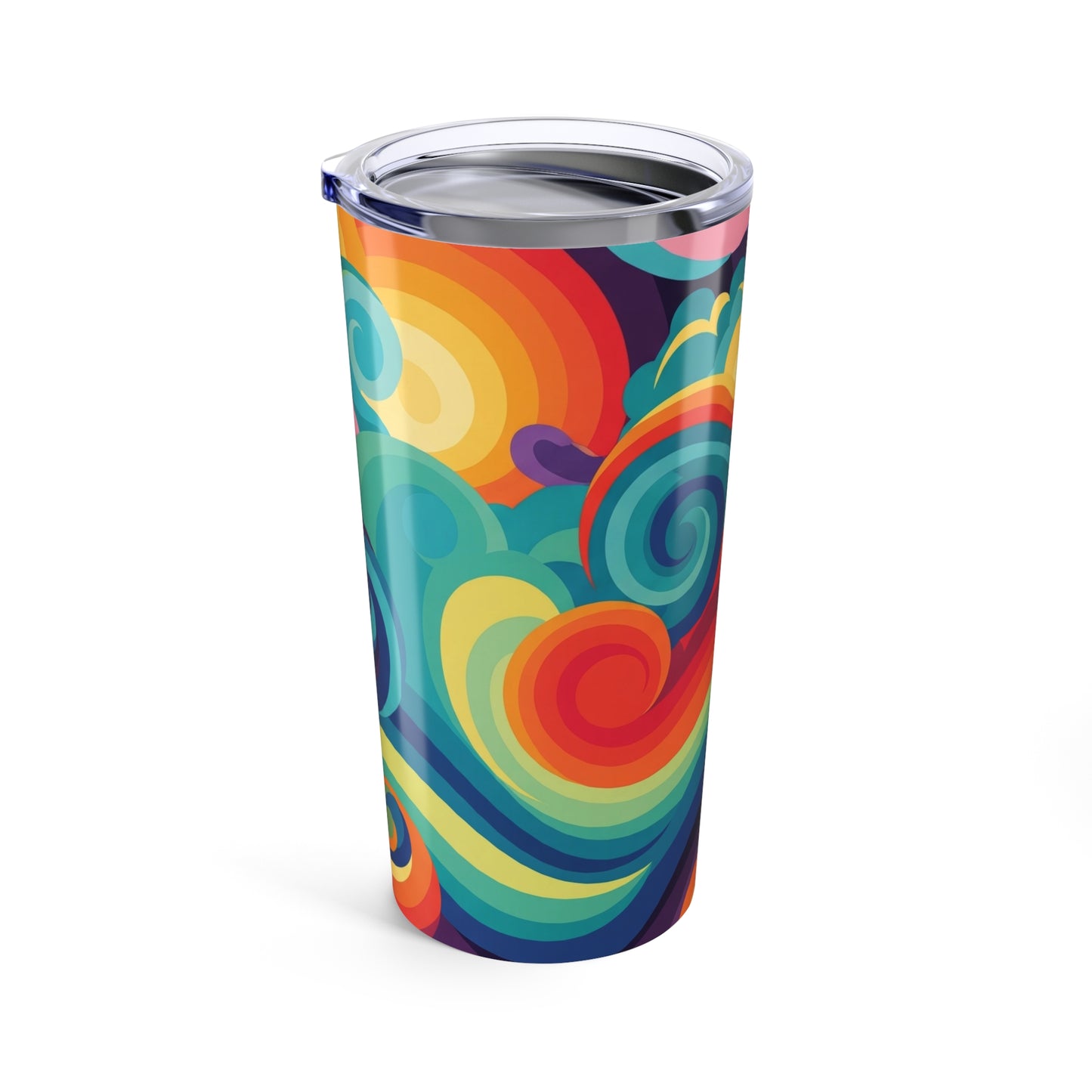 Printed 20oz Stainless Steel Tumbler Travel Mug With Double Wall Insulation Keeps Hot Or Cold Beverages
