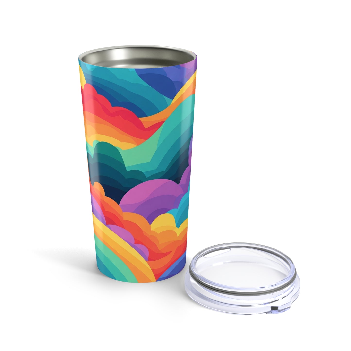 20oz Stainless Steel Tumbler With Vacuum Insulation Double Wall Spill Resistant Durable Travel Mug Dishwasher Safe