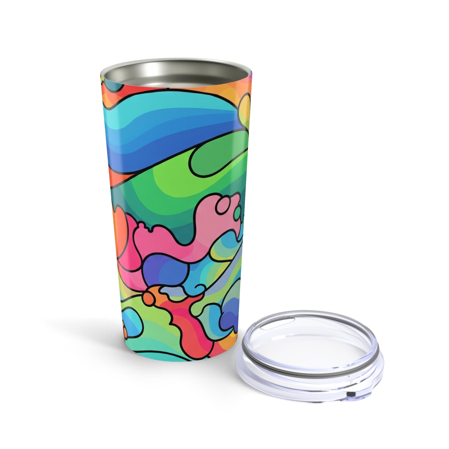 20oz Stainless Steel Tumbler With Double Wall Vacuum Insulation Spill Resistant Durable And Dishwasher Safe