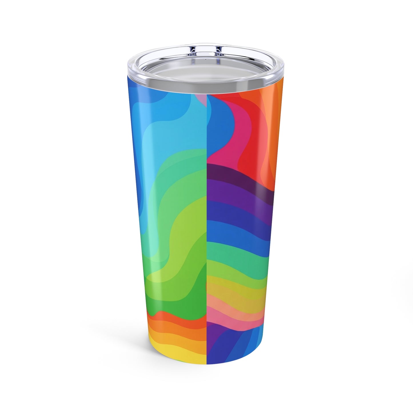 20 Oz Stainless Steel Tumbler With Vacuum Insulation Double Wall Spill Resistant Printed Travel Mug Dishwasher Safe