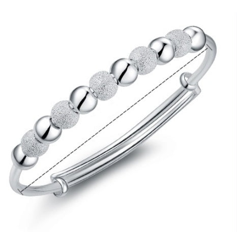 Women Copper Plated Bead Bracelet Transfer Bead Design Korean Style Fashion Jewelry Accessory Trendy Bead Glow