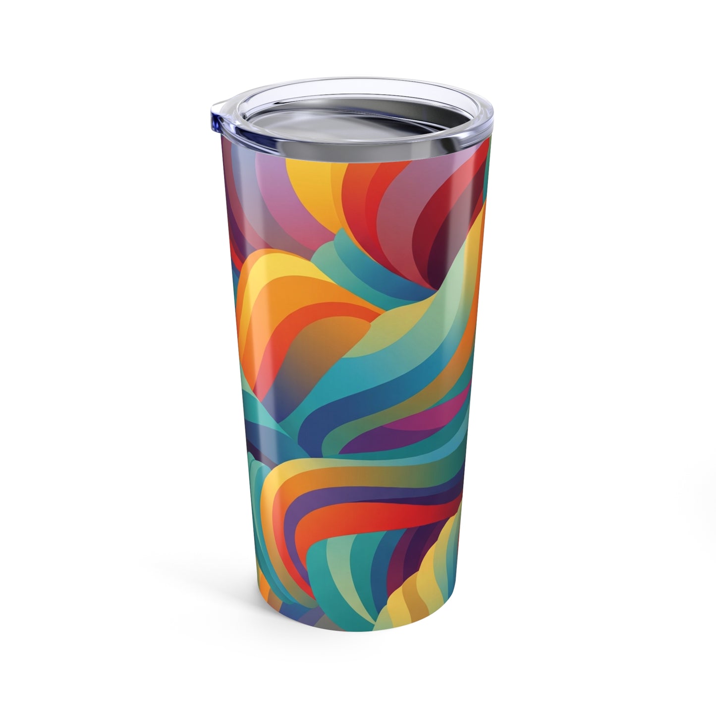 20oz Stainless Steel Tumbler Printed Design With Double Wall Vacuum Insulation For Hot And Cold Beverages Travel