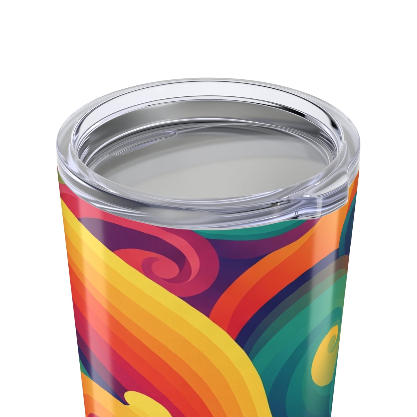 20oz Stainless Steel Tumbler With Double Wall Vacuum Insulation Leak Proof Travel Mug Featuring Printed Artistic