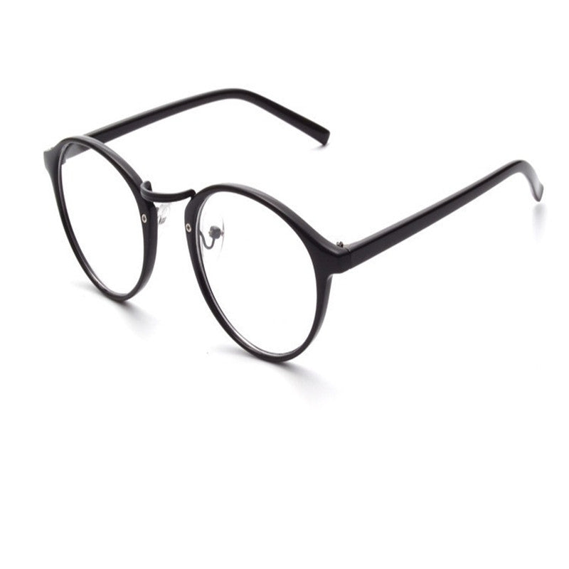 Retro Full Frame Glasses For Decoration And Optician Use Metal Plastic Frame Resin Lenses Colorful Brown For Display