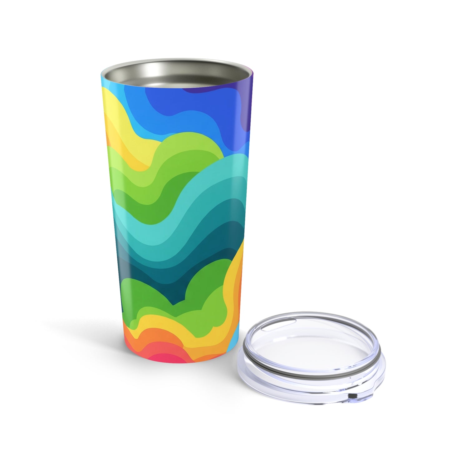 20 oz Stainless Steel Tumbler With Double Wall Vacuum Insulation Leak Proof Travel Mug For Hot And Cold Drinks Art