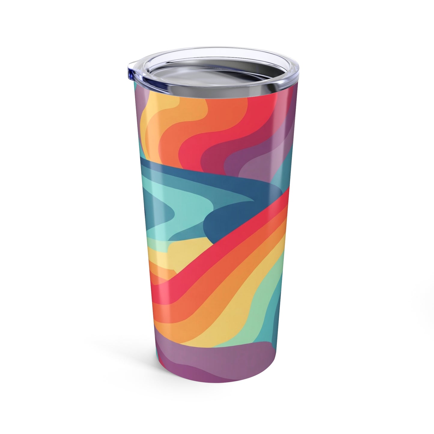 20Oz Stainless Steel Beverage Tumbler With Double Wall Vacuum Insulation Leak Proof Lid Printed Graphics