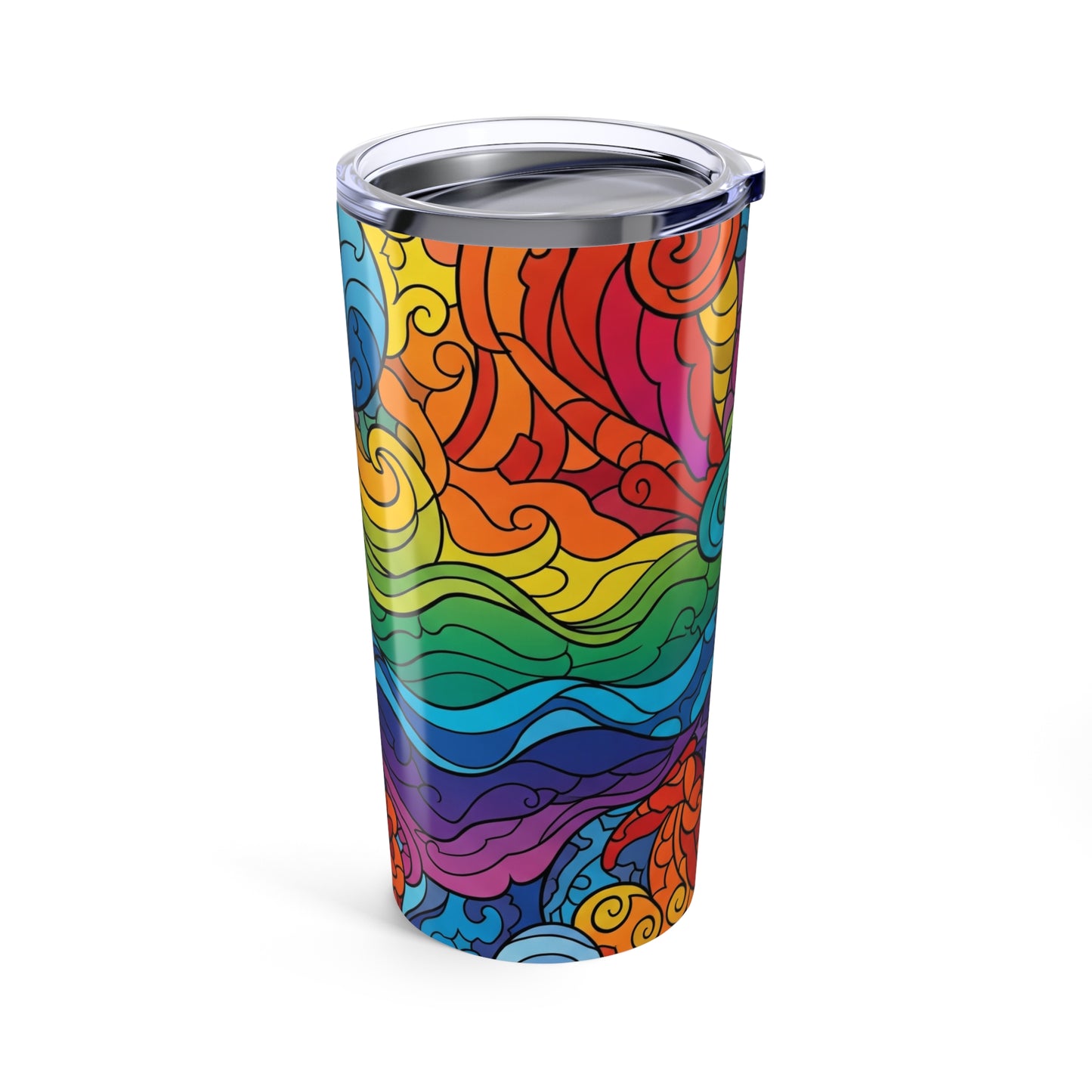 20 Ounce Stainless Steel Tumbler With Double Wall Vacuum Insulation For Hot Or Cold Beverages Travel Mug