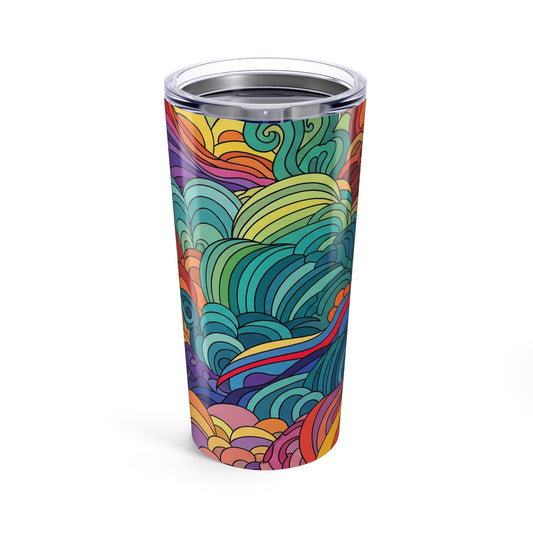 20oz Stainless Steel Tumbler With Double Wall Vacuum Insulation Spill Resistant Lid For Hot Or Cold Beverages