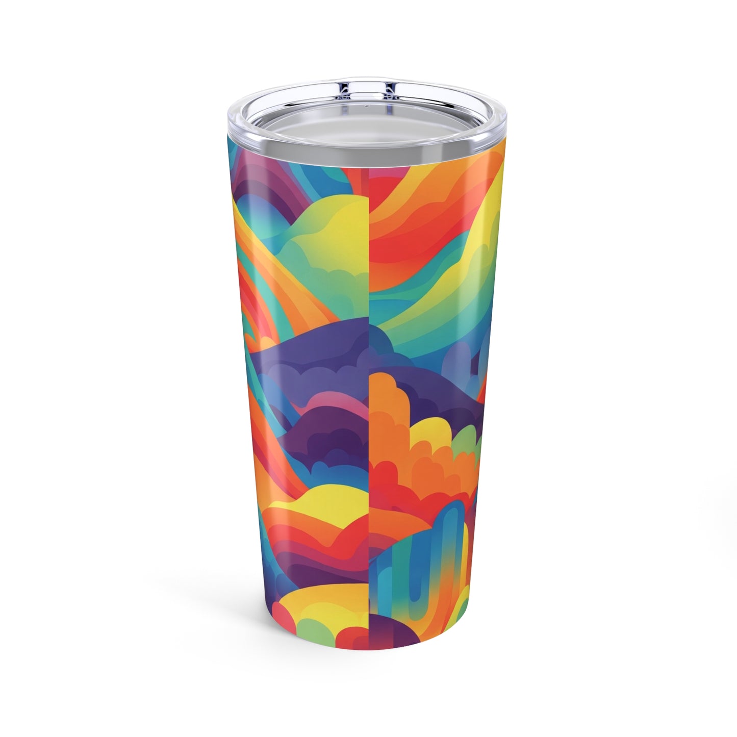 20oz Steel Printed Tumbler With Double Wall Insulation Spill Resistant BPA Free For Hot And Cold Beverages Coffee