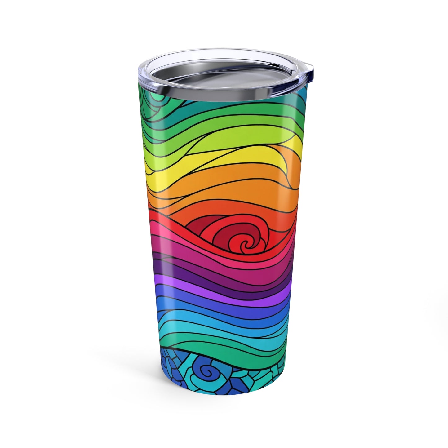 20oz Stainless Steel Tumbler With Double Wall Vacuum Insulation Leak Proof Durable Everyday Beverage Container
