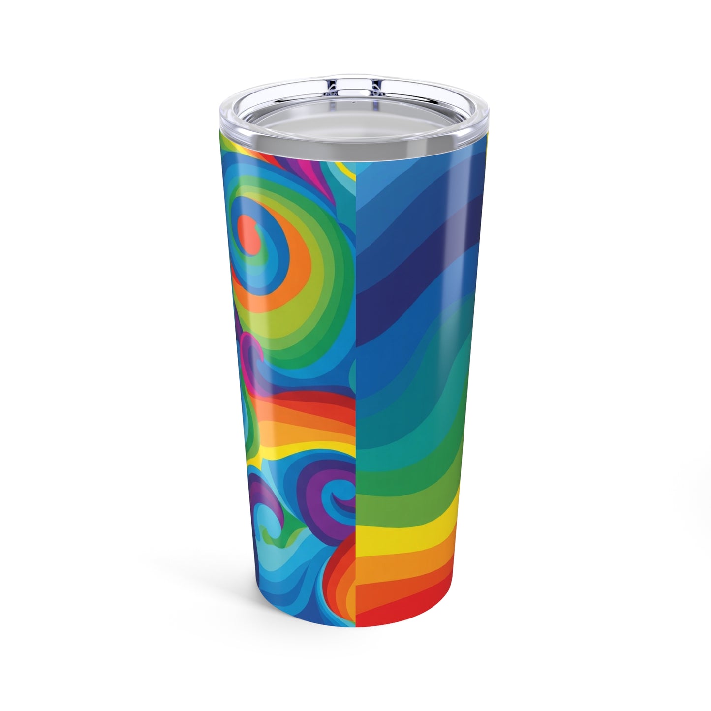 20oz Stainless Steel Insulated Tumbler With Lid Dishwasher Safe Spill Resistant Printed Hot Cold Drink Travel Mug
