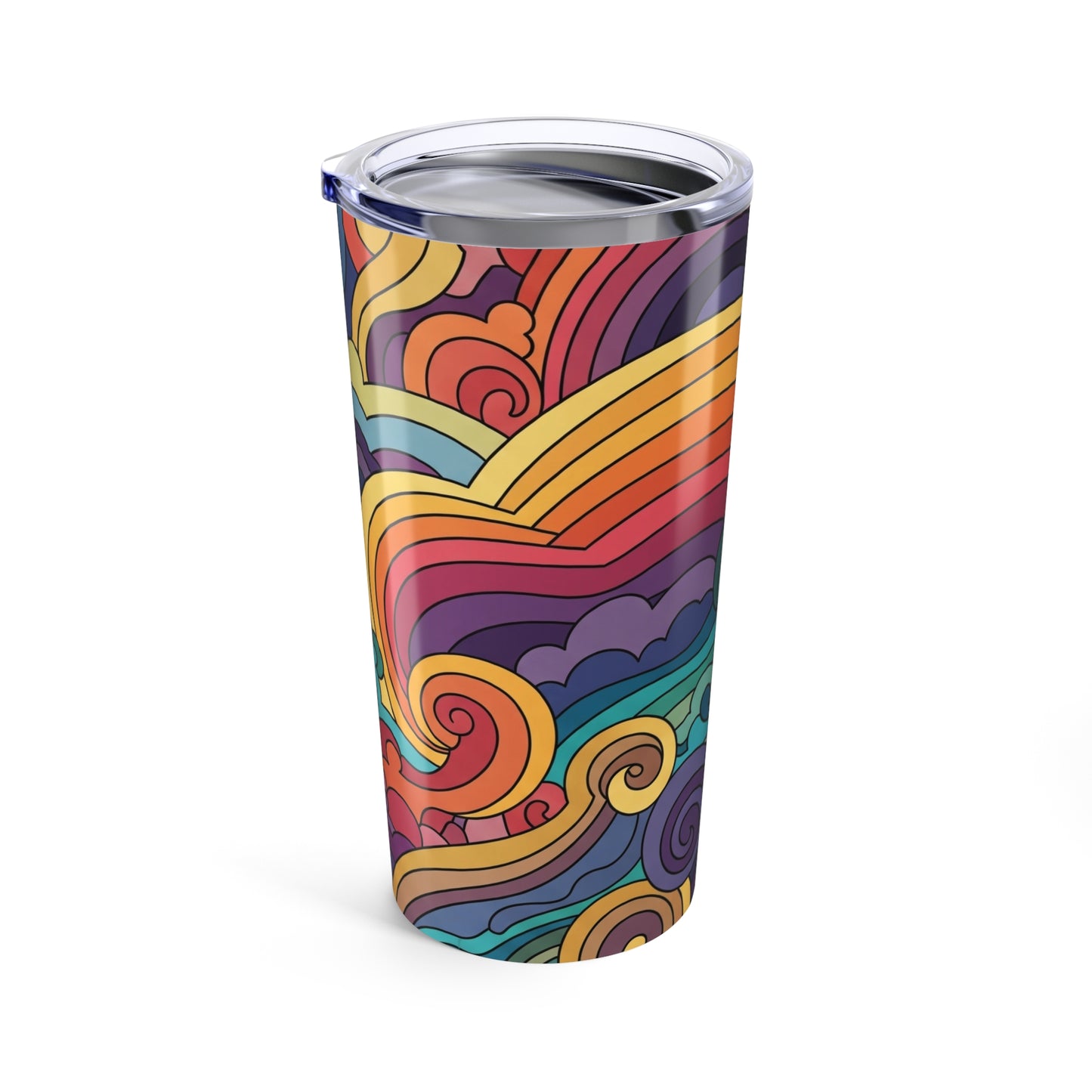 20 Oz Stainless Steel Tumbler With Double Wall Vacuum Insulation And Lid For Hot Or Cold Drinks Dishwasher Safe