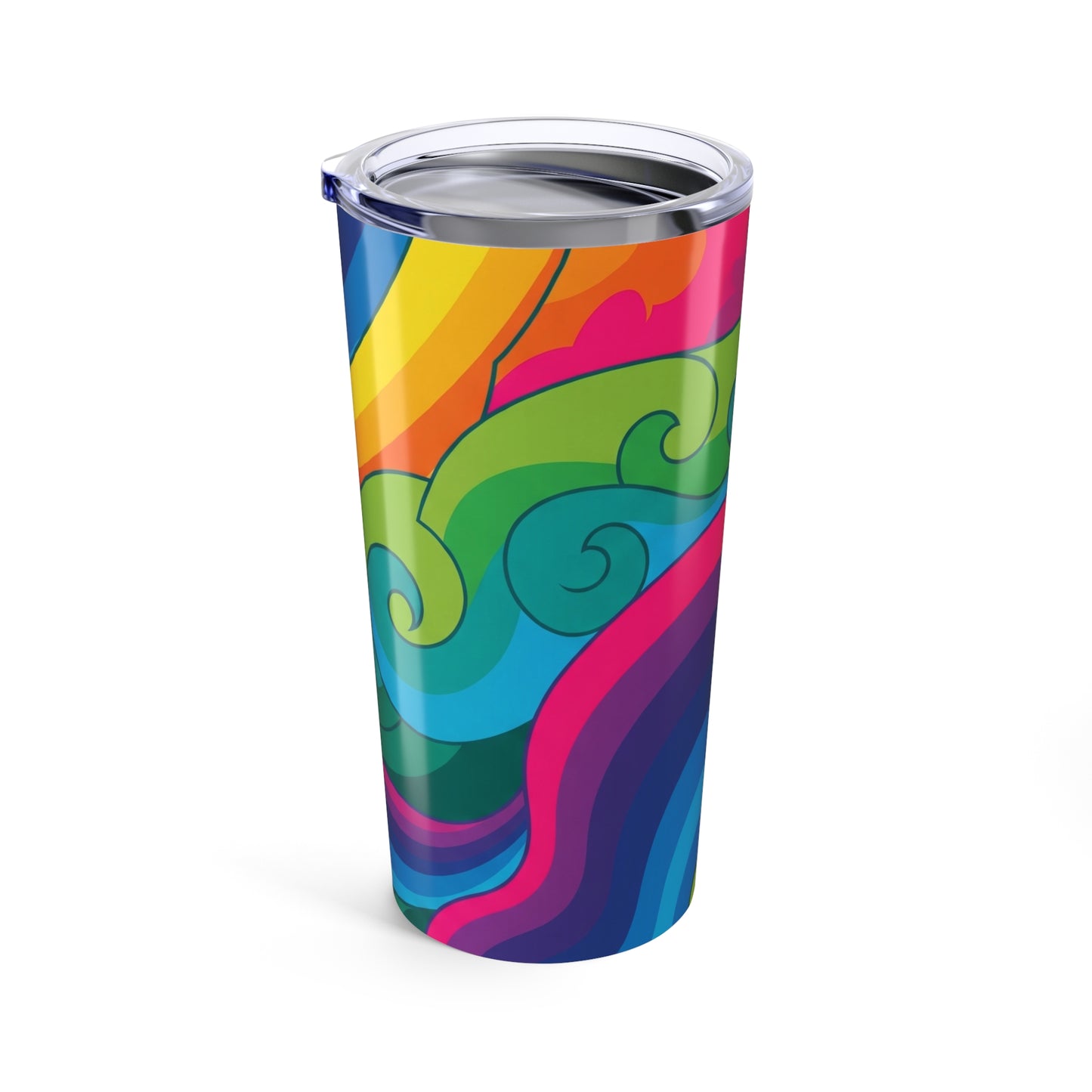 20oz Stainless Steel Tumbler With Double Wall Vacuum Insulation Leak Proof Lid Travel Mug Keeps Beverages Hot Or