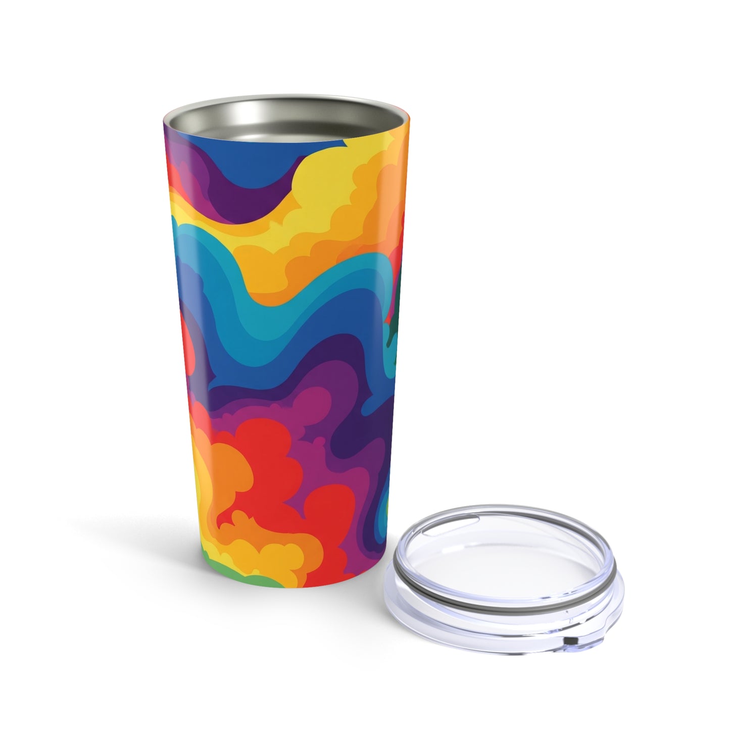 20 Oz Stainless Steel Tumbler Double Wall Vacuum Insulated Spill Resistant Dishwasher Safe Travel Mug With Lid